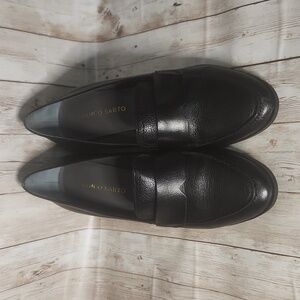 Franco Sarto Black Leather Heels